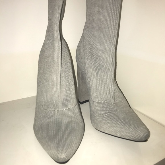 Gray ASOS sock booties - Picture 3 of 5